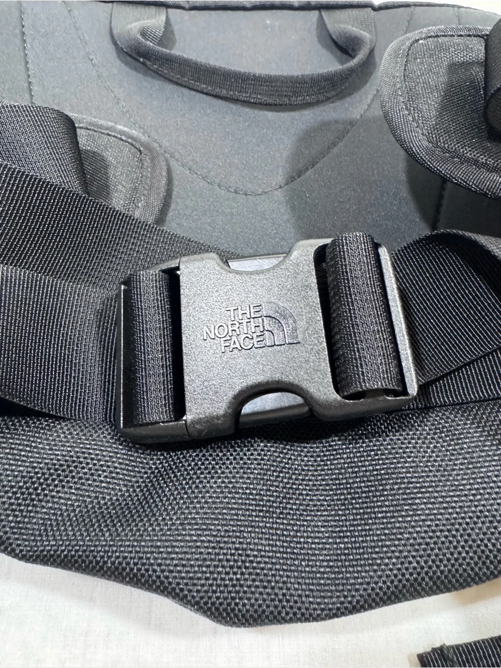 The North Face Kanga Black Waist Bag Adjustable Strap Pack Hiking